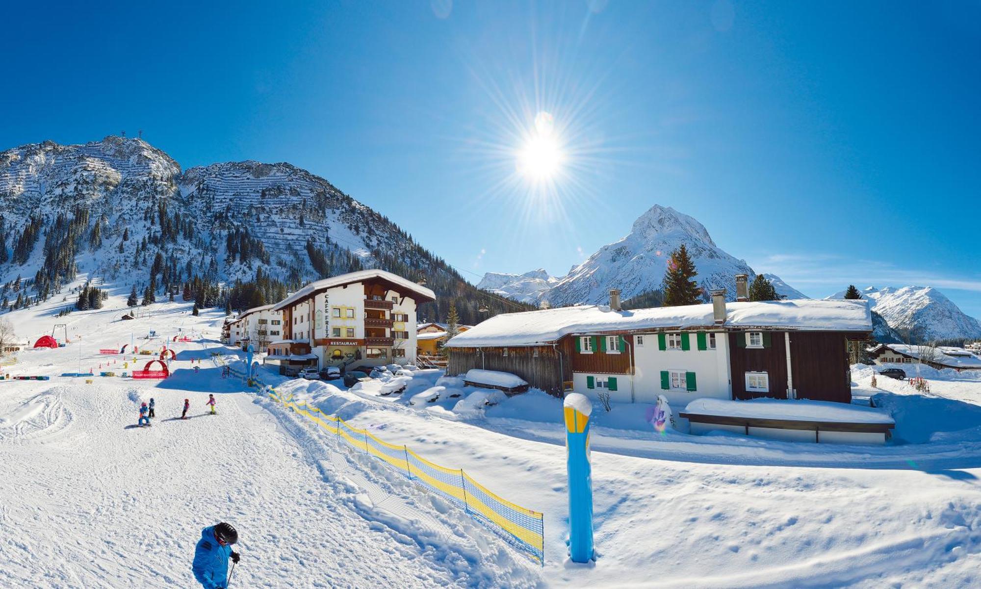 Pension Cafe Fritz Lech am Arlberg Exterior foto