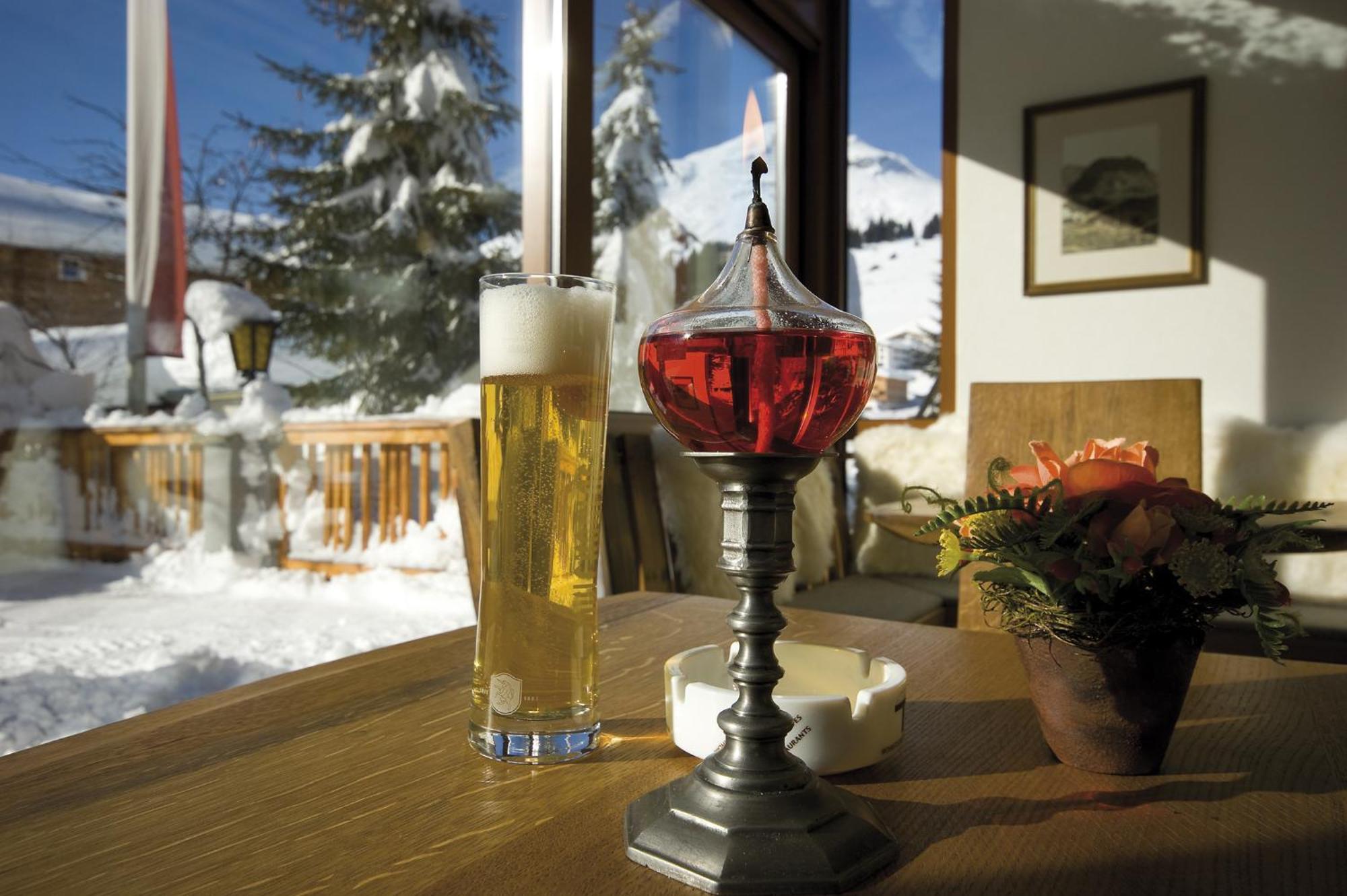 Pension Cafe Fritz Lech am Arlberg Exterior foto